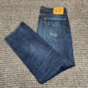 Levi's 541 Mens Athletic Taper Jeans Size 34x30 Dark Wash Stretch Denim
